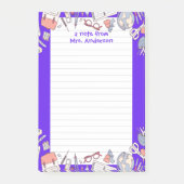 Post-it® Retour à l'école pourpre (Devant)