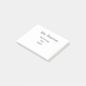 Post-it® Retour à l'école professeur appréciation ajouter c (Incliné)