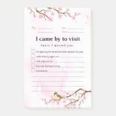 Post-it® Retour Visite Note post-it 001 (Devant)