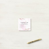 Post-it® Retour Visite Post-it Note 01 (Sur un bureau)