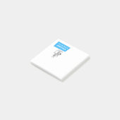 Post-it® Retourner à l'école Drôle mignon dessin Chien chio (Incliné)