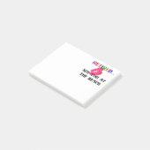 Post-it® Retraité : À la plage, tongs roses (Incliné)