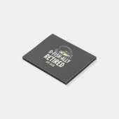 Post-it® Retraité Est. 2025 Retraite Fisher Papa (Incliné)