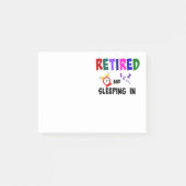 Post-it® Retraité et endormi (Devant)