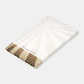 Post-it® Rétro arrière - plan de motif de rayure (Incliné)