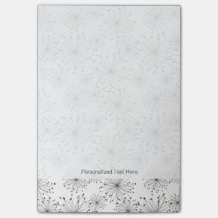 Post-it® Rétro arrière - plan floral