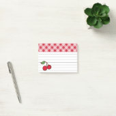 Post-it® Retro Cherry En vichy Kitchen Post It Notes Cadeau (Bureau)