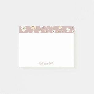 Post-it® Retro Daisy motif floral Personnalisé