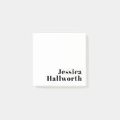 Post-it® Rétro Moderne Nom minimum ou Modèle d'entreprise (Devant)