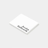 Post-it® Rétro Moderne Nom minimum ou Modèle d'entreprise (Incliné)