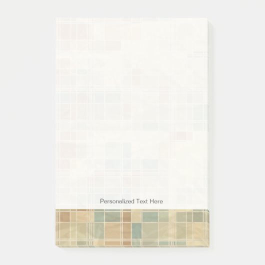 Post-it® Rétro motif géométrique 2 (Devant)