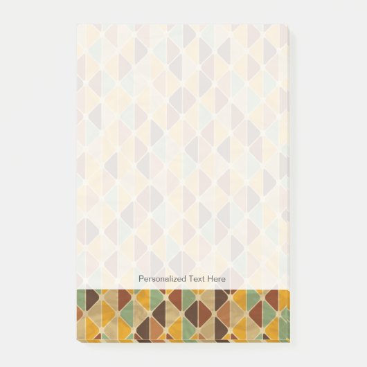 Post-it® Rétro motif géométrique 3 (Devant)