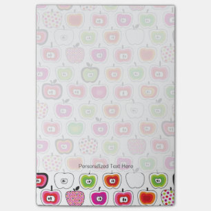 Post-it® Rétro motif mignon de pomme