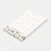 Post-it® Rétro motif pour l'homme (Incliné)