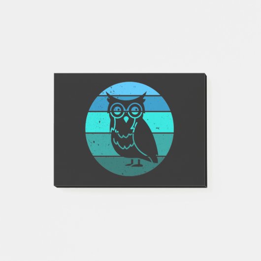Post-it® Retro Owl (Devant)