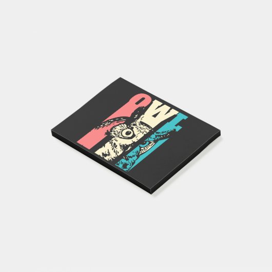 Post-it® Retro Owl (Incliné)