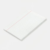Post-it® Rétro papier rayé simple (Incliné)