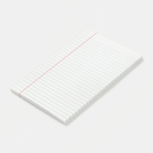 Post-it® Rétro papier rayé simple (Incliné)