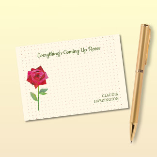 Post-it® Retro Rose Cute Funny Motivational Home Office