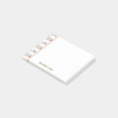 Post-it® Retro Whimsical Mandala Boho Nom du Motif (Incliné)