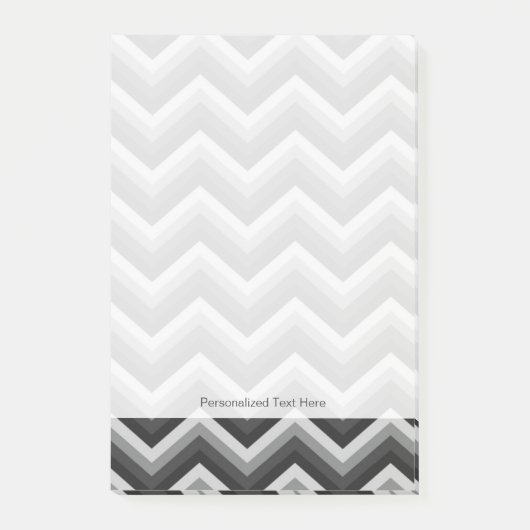 Post-it® Rétro zigzag Chevron de motif (Devant)
