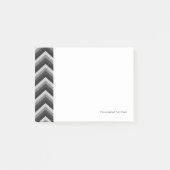 Post-it® Rétro zigzag Chevron de motif (Devant)