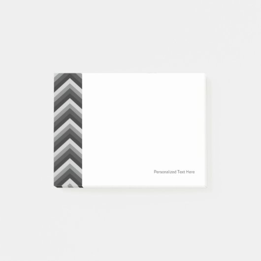 Post-it® Rétro zigzag Chevron de motif (Devant)