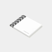 Post-it® Rétro zigzag Chevron de motif (Incliné)