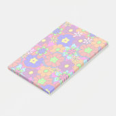 Post-it® Rétros fleurs de hippie (Incliné)