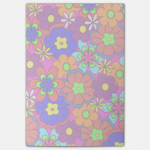 Post-it® Rétros fleurs de hippie