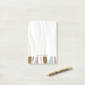 Post-it® Rétros rayures (Sur un bureau)