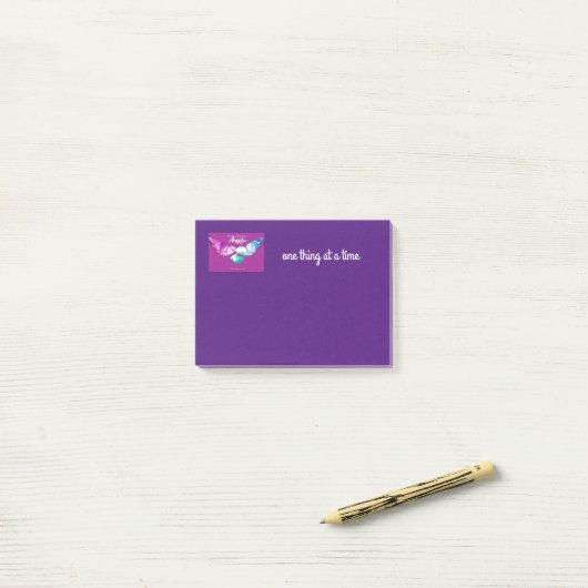 Post-it® Rett Syndrome Angels Stick Notes (Sur un bureau)