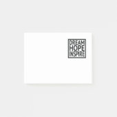 Post-it® Rêve - espoir - inspirez (Devant)