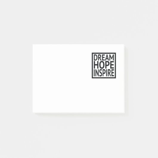 Post-it® Rêve - espoir - inspirez (Devant)