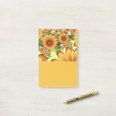 Post-it® Rêve Floral, Art Fractal Moderne Abstrait Fleur (Sur un bureau)