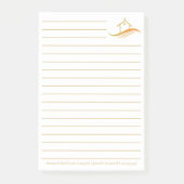 Post-it® Revendeur Gold House de la société immobilière per (Devant)