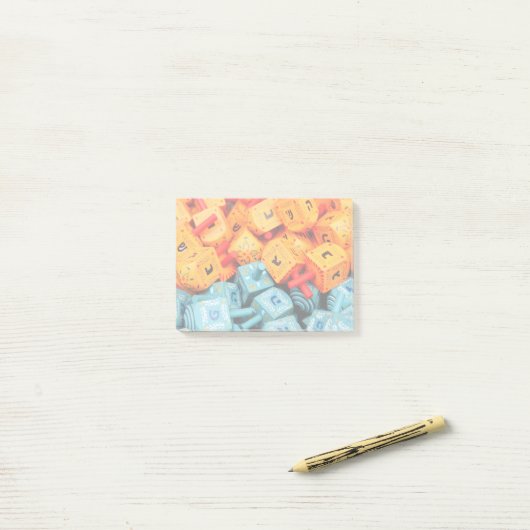 Post-it® Rêves orange et bleu (Sur un bureau)