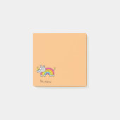 Post-it® Rhinbow Rhino Rainbow Notes Orange (Devant)