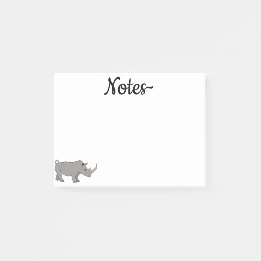 Post-it® Rhinoceros Afrique Animal (Devant)