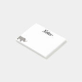 Post-it® Rhinoceros Afrique Animal (Incliné)