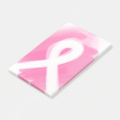 Post-it® Ribbon de sensibilisation au cancer du sein Aquare (Incliné)