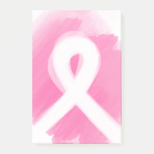 Post-it® Ribbon de sensibilisation au cancer du sein Aquare (Devant)