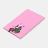 Post-it® Ribbons roses du Père Noël (Incliné)