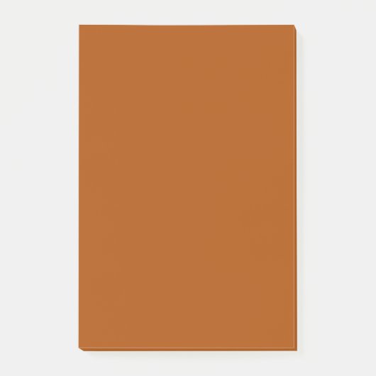 Post-it® Riche couleur brun sienne prêt à customiser (Devant)