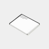 Post-it® Riche du travail, demandez-lui à qui ? (Incliné)