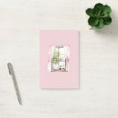 Post-it® Rideaux roses chat somme fenêtre (Bureau)