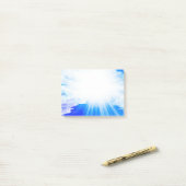 Post-it® Rien que du ciel bleu (Sur un bureau)