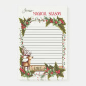 Post-it® Rinder de Noël en saison (Devant)