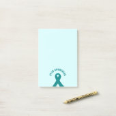Post-it® Risque Turquoise de sensibilisation au SSPT (Sur un bureau)