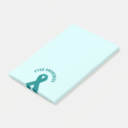 Post-it® Risque Turquoise de sensibilisation au SSPT (Incliné)